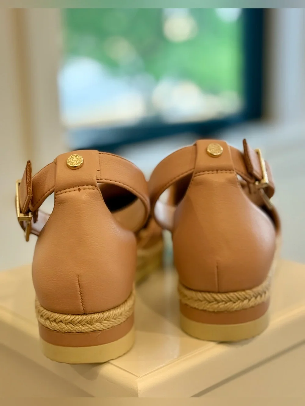 Brand New Vince Camuto Espadrille D’Orsay Flats Women’s 9 | Ankle Strap - Picture 3 of 11